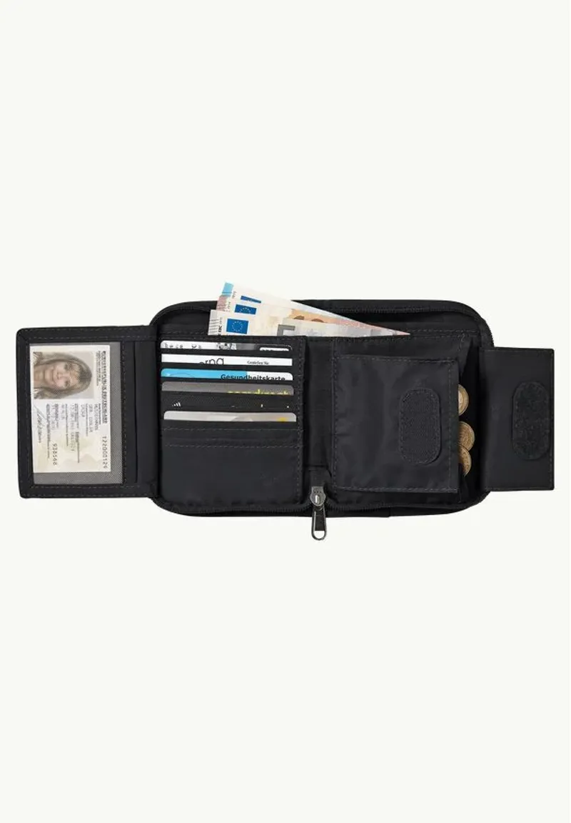 Jack Wolfskin First Class Wallet in Black-2